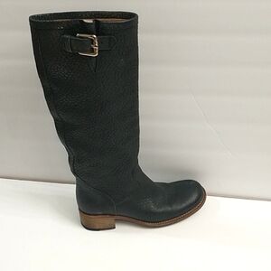 Free Lance black leather women's boots from france size 6